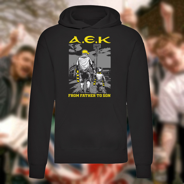 aek from father to son hoodie